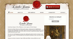 Desktop Screenshot of lindajamesantiques.com