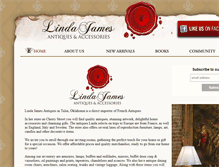 Tablet Screenshot of lindajamesantiques.com